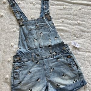 Mickey Mouse Denim Overalls